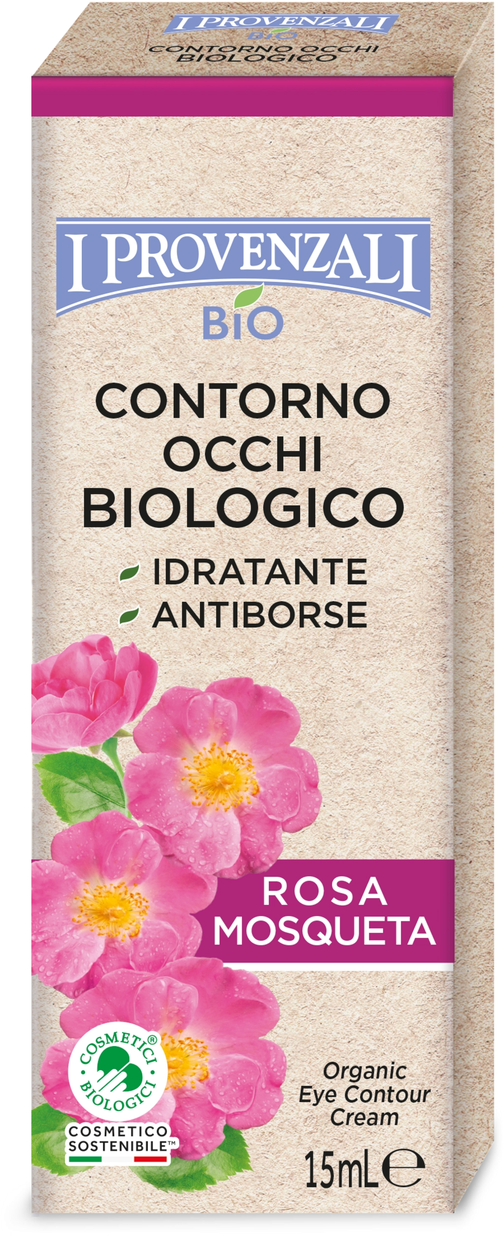 I PROVENZALI Rosa Mosqueta Augenkontur-Pflege - 15 ml