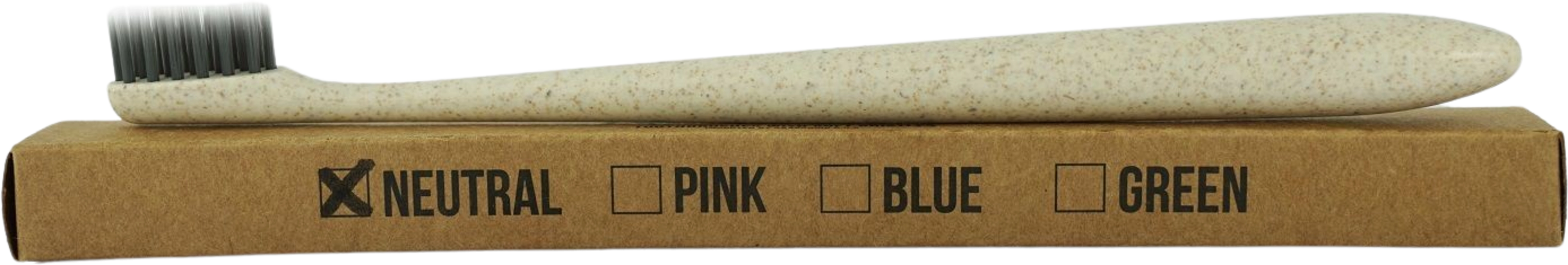 Karbonoir Zahnbürste mit Aktivkohle Weich - Neutral-Beige