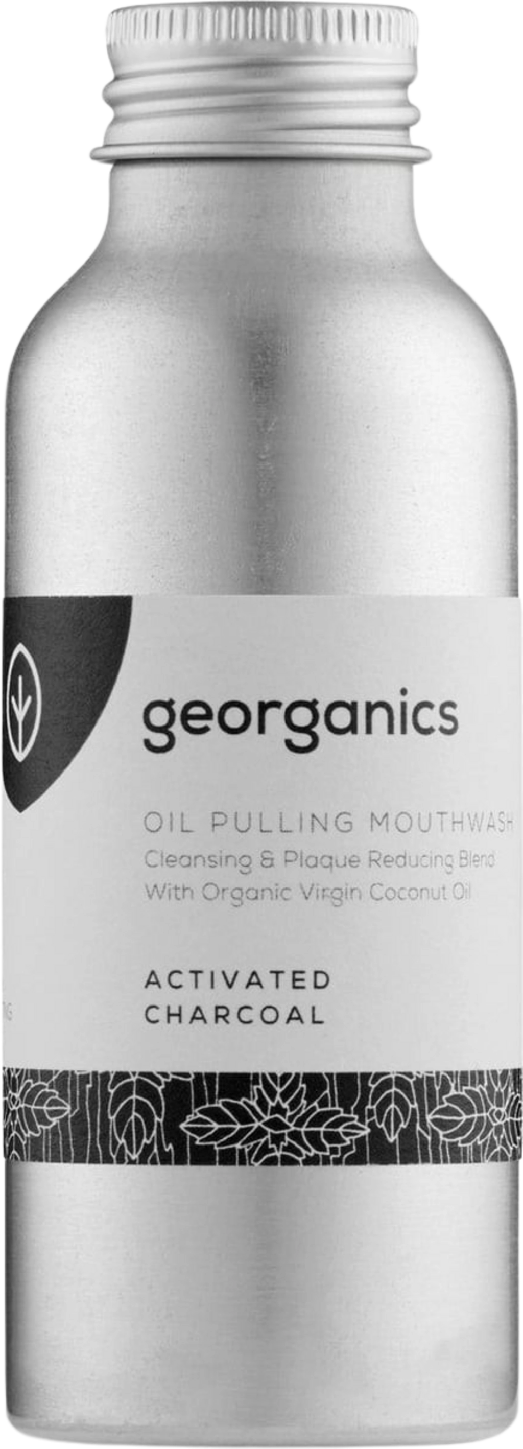 georganics Oilpulling Mouthwash Activated Charcoal - 100 ml