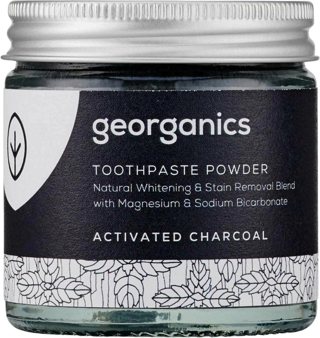 georganics Natural Toothpowder Activated Charcoal - 60 ml