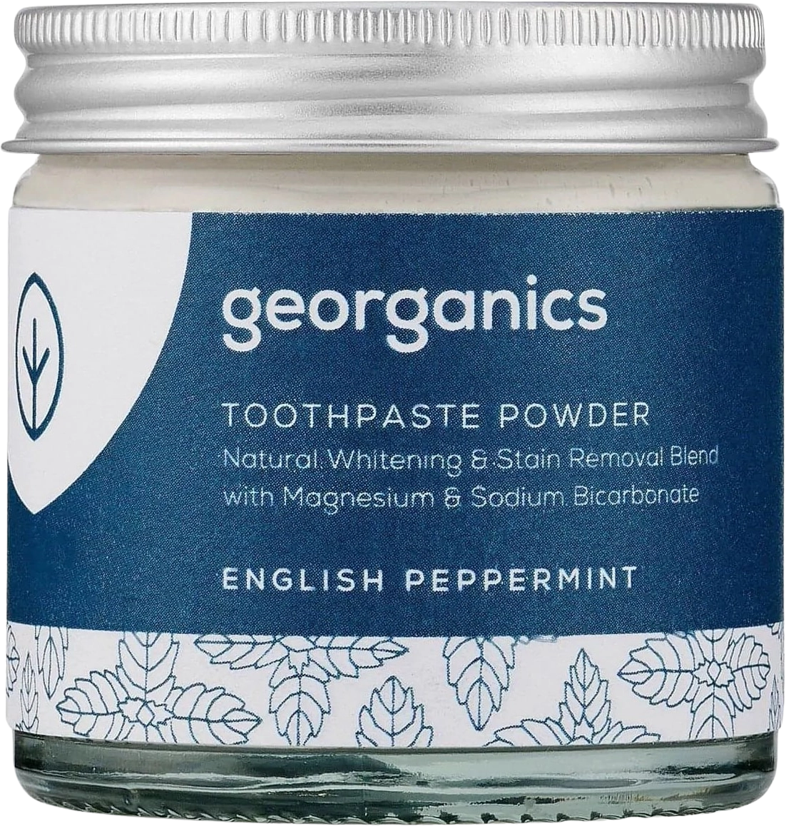 georganics Natural Toothpowder English Peppermint - 60 ml