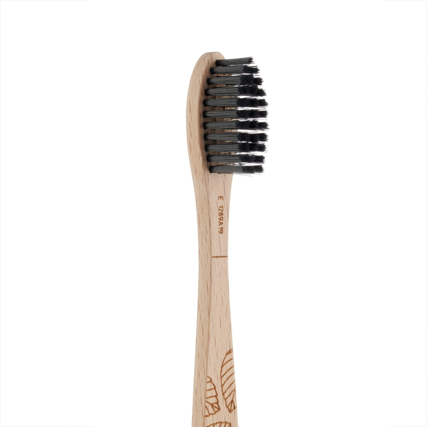 georganics Beechwood Toothbrush Charcoal - 1 Stk
