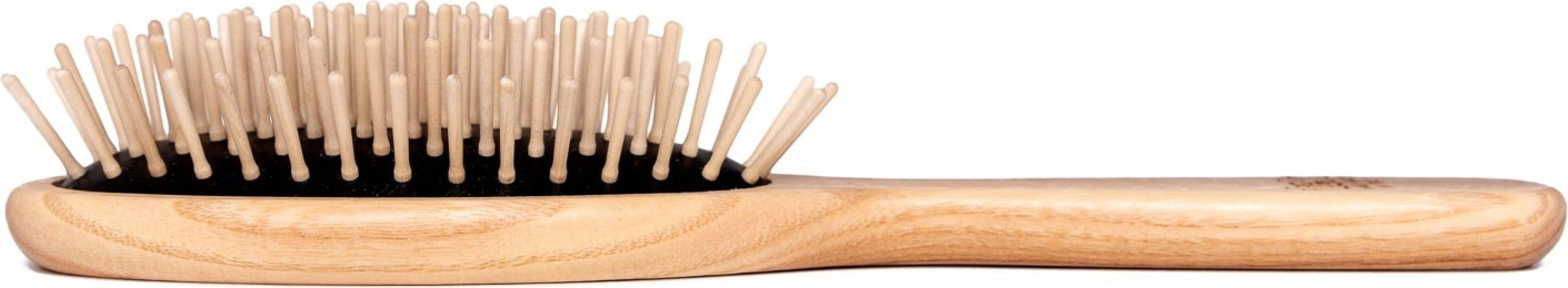 tek Große Ovale Bürste - Natur
