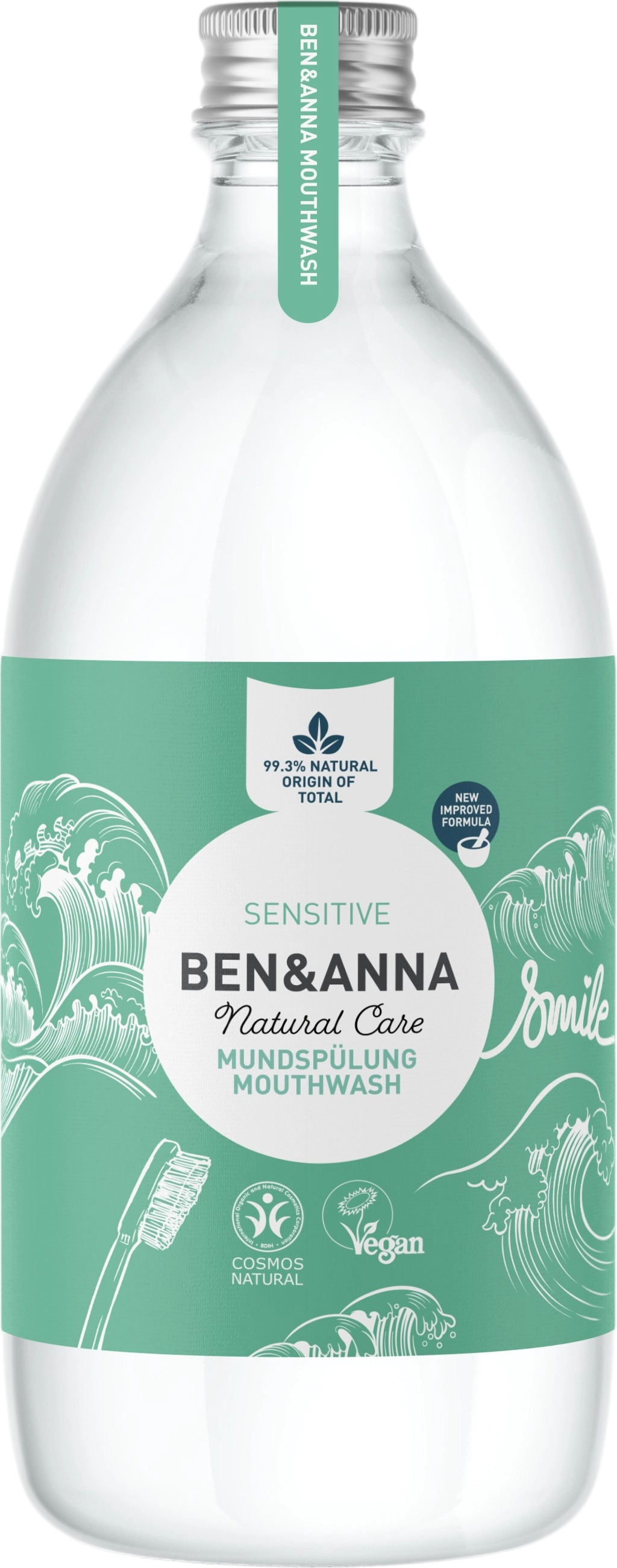 BEN & ANNA Mundspülung Sensitive - 500 ml