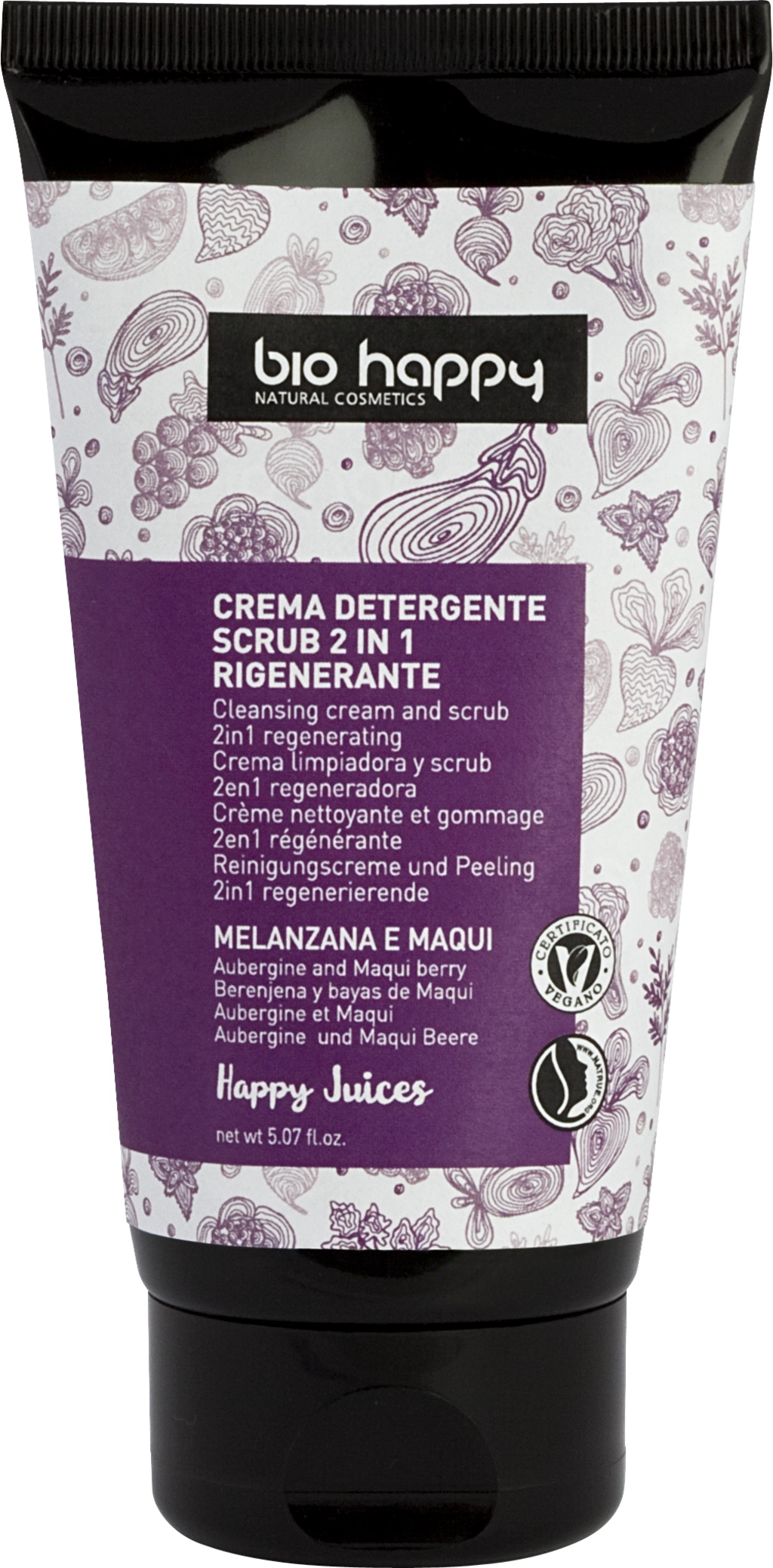 Happy Juices 2in1 Cleansing Cream & Scrub - 150 ml