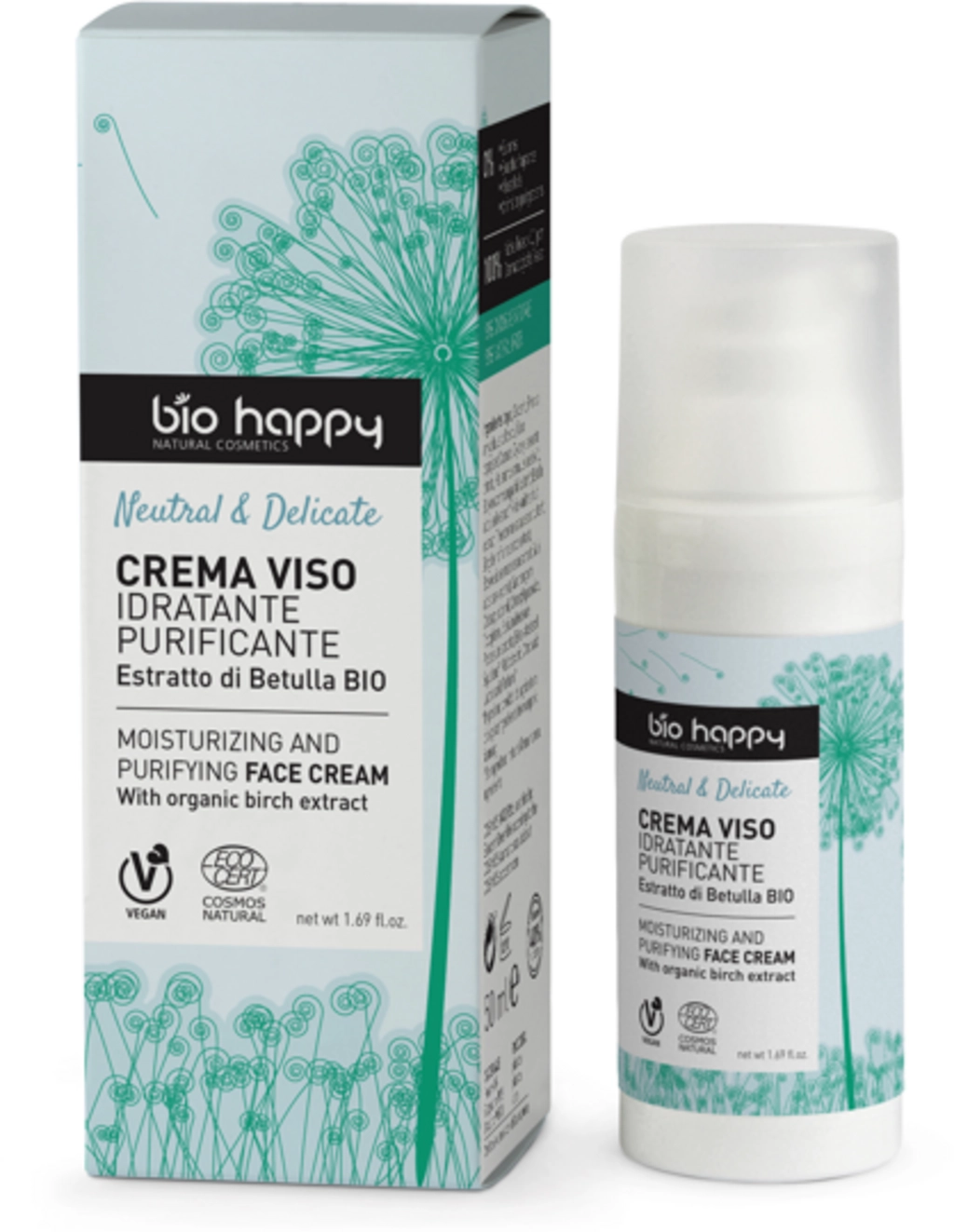 Happy Juices Moisturizing & Purifying Face Cream - 50 ml