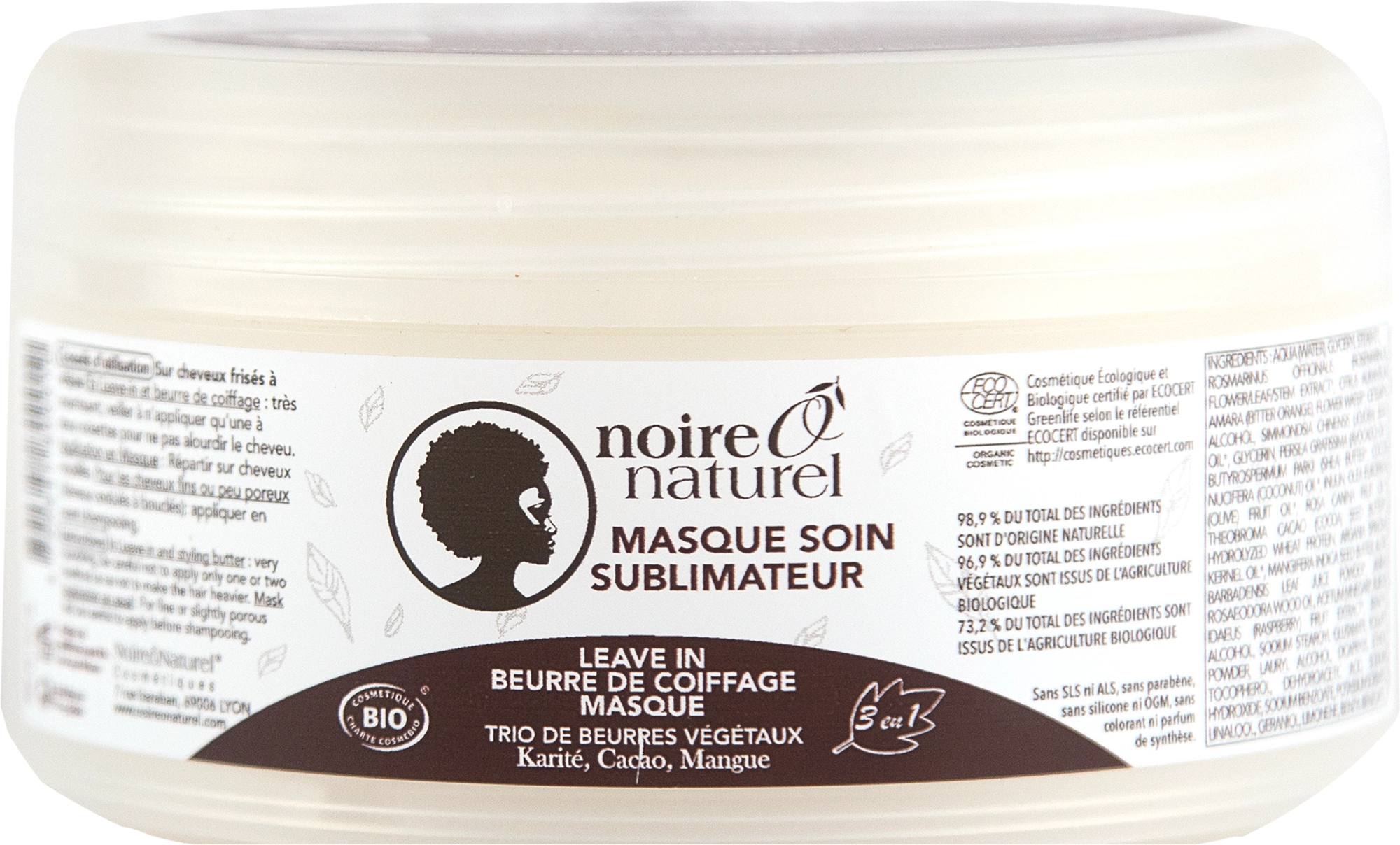 Noireônaturel Schönheits-Haarmaske - 200 ml
