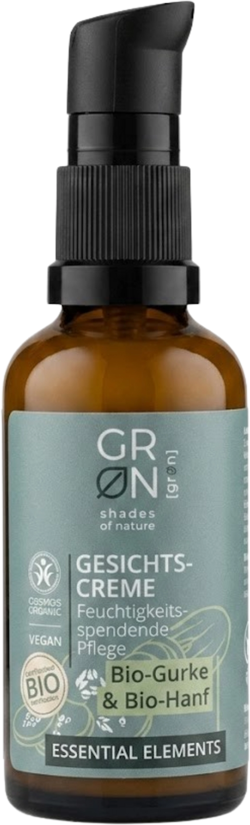 GRN [GRÜN] Face Cream Cucumber & Hemp - 50 ml
