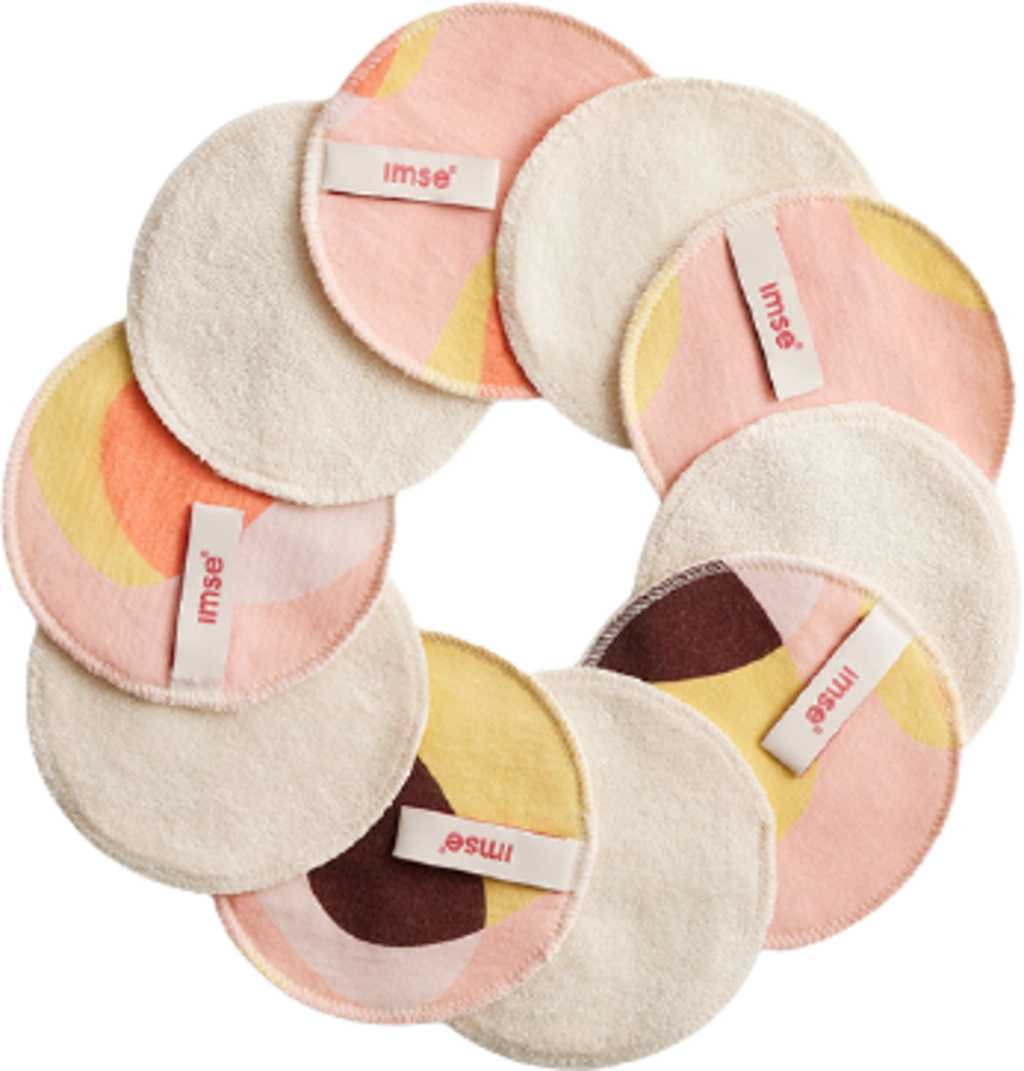 Imse Set Reinigungspads - Pink hoop
