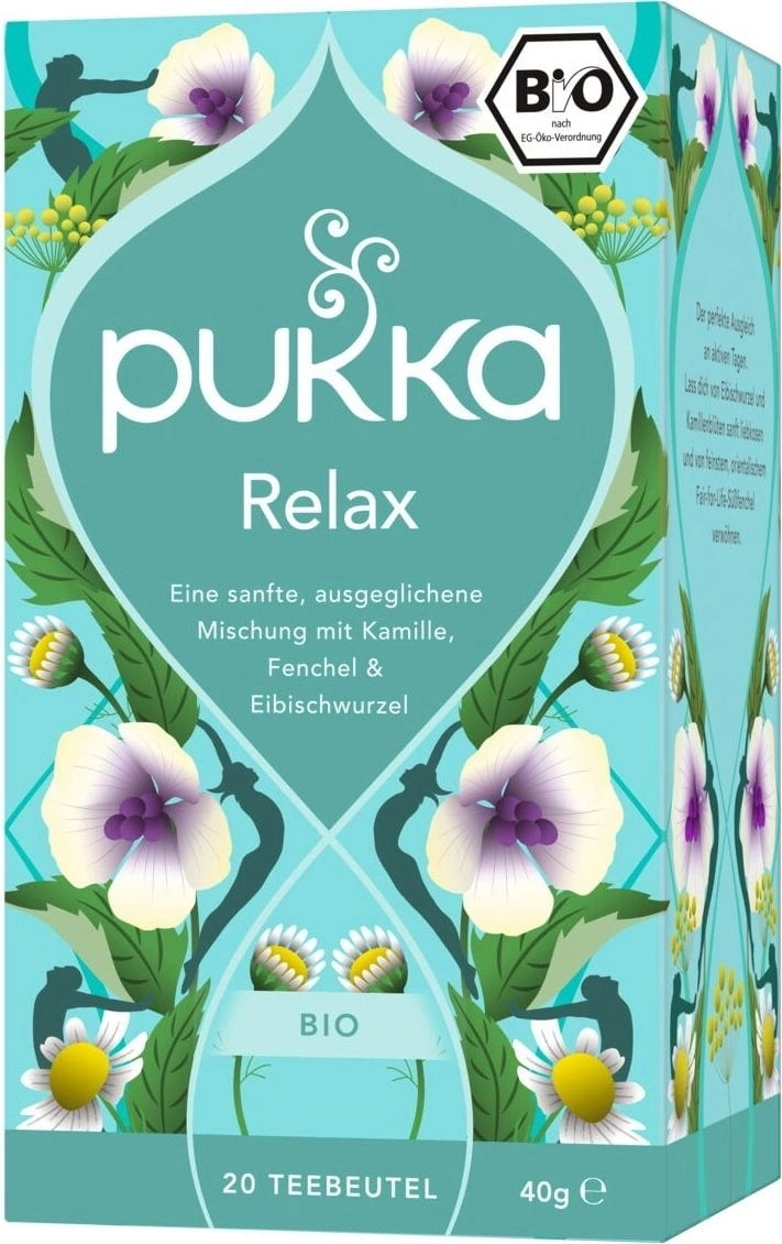 PUKKA Relax Bio-Kräutertee - 20 Teebeutel
