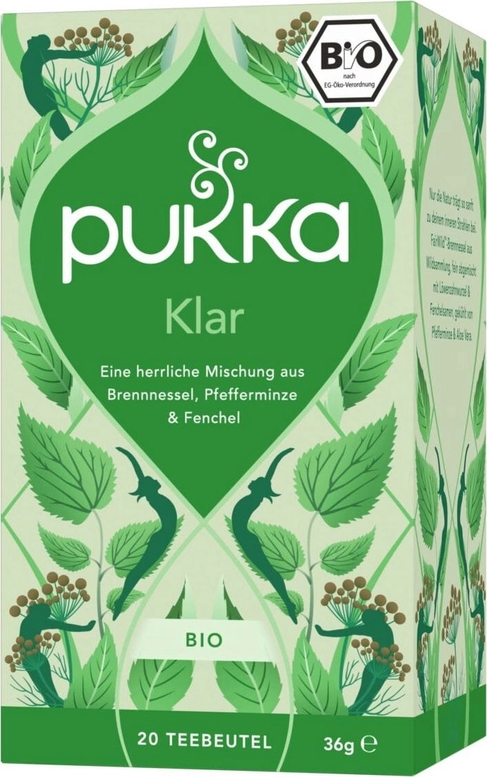 PUKKA Klar Bio-Kräutertee - 20 Teebeutel