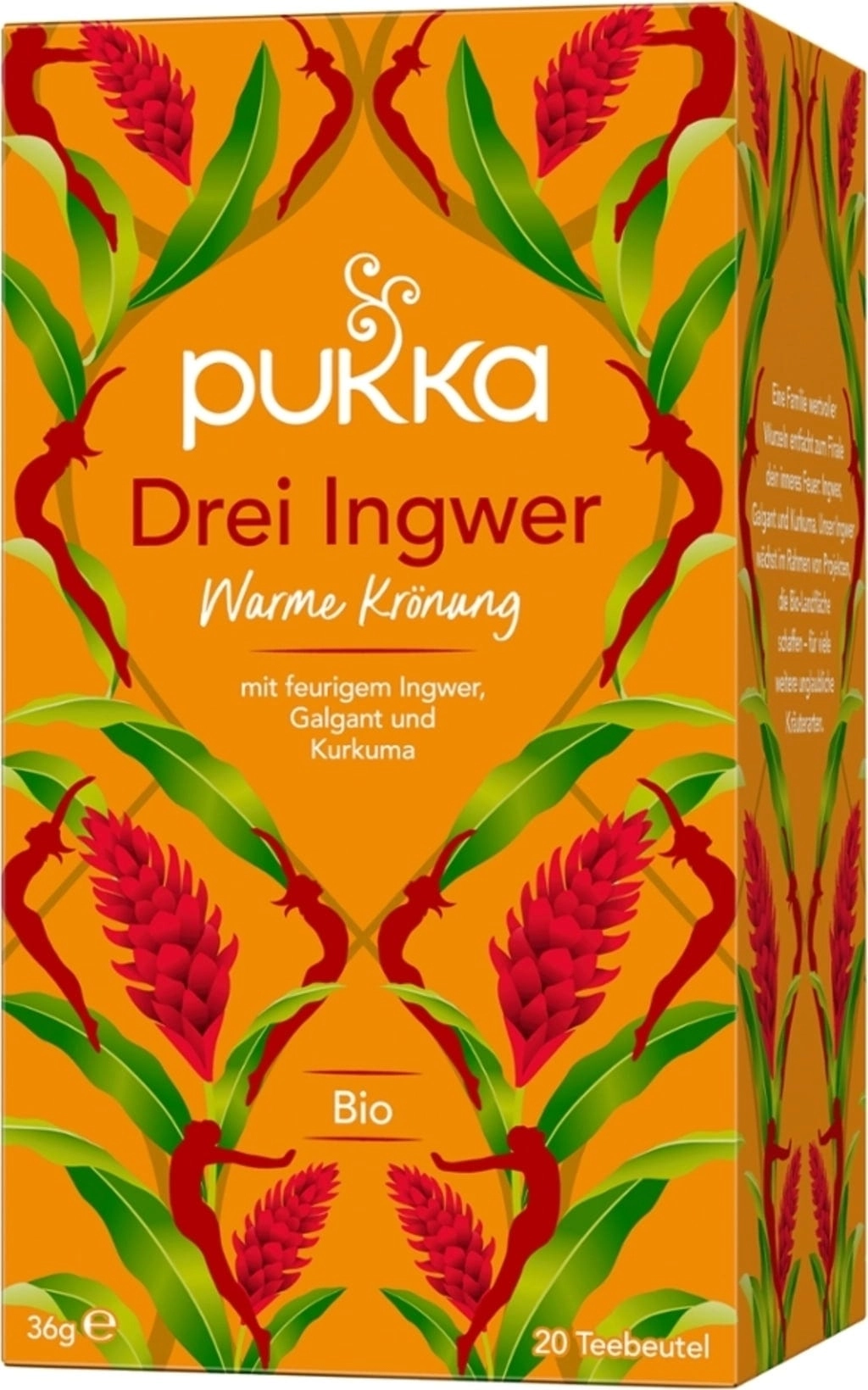 PUKKA Drei Ingwer Bio-Kräutertee - 20 Teebeutel