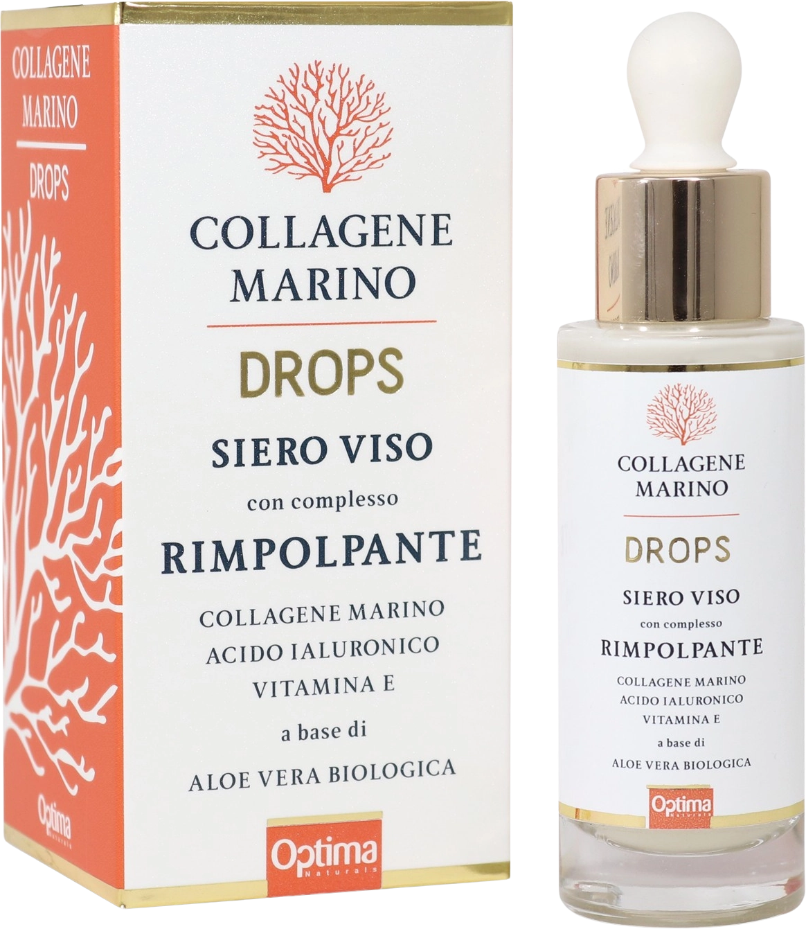 Optima Naturals Marine Collagen Drops Face Serum - 30 ml