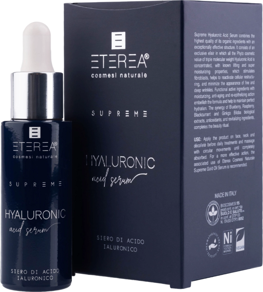 ETEREA Cosmesi Naturale Supreme Hyaluronic Acid Serum - 30 ml