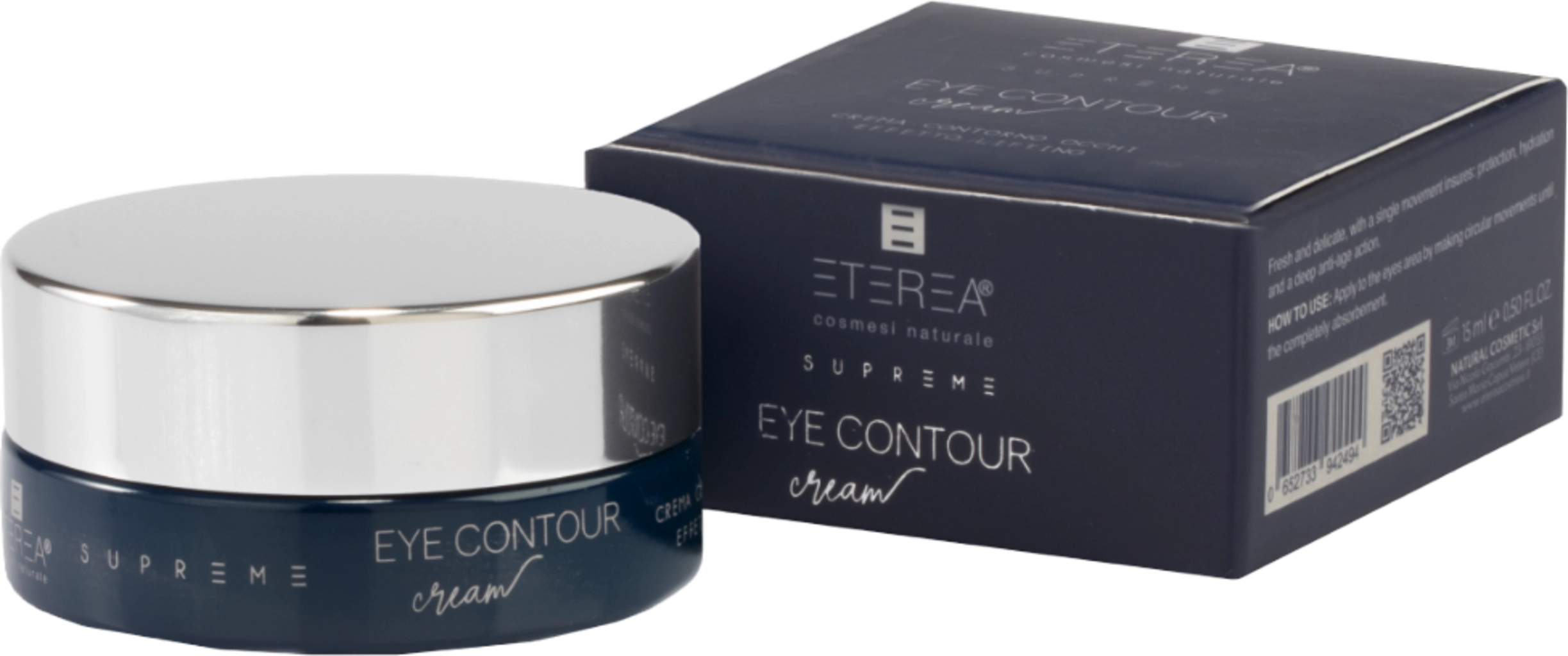 ETEREA Cosmesi Naturale Supreme Eye Contour Cream - 15 ml
