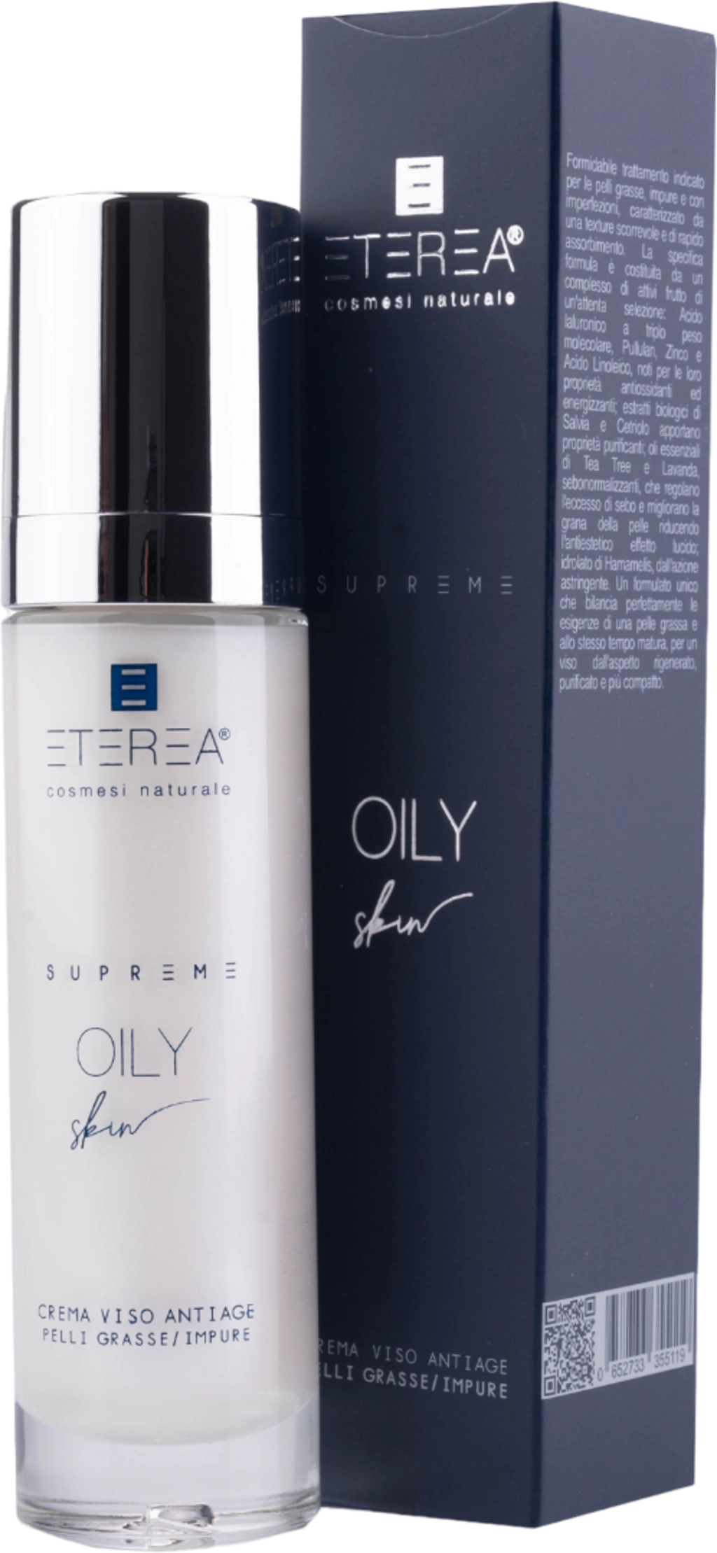 ETEREA Cosmesi Naturale Supreme Anti-Aging Face Cream Oily Skin - 50 ml
