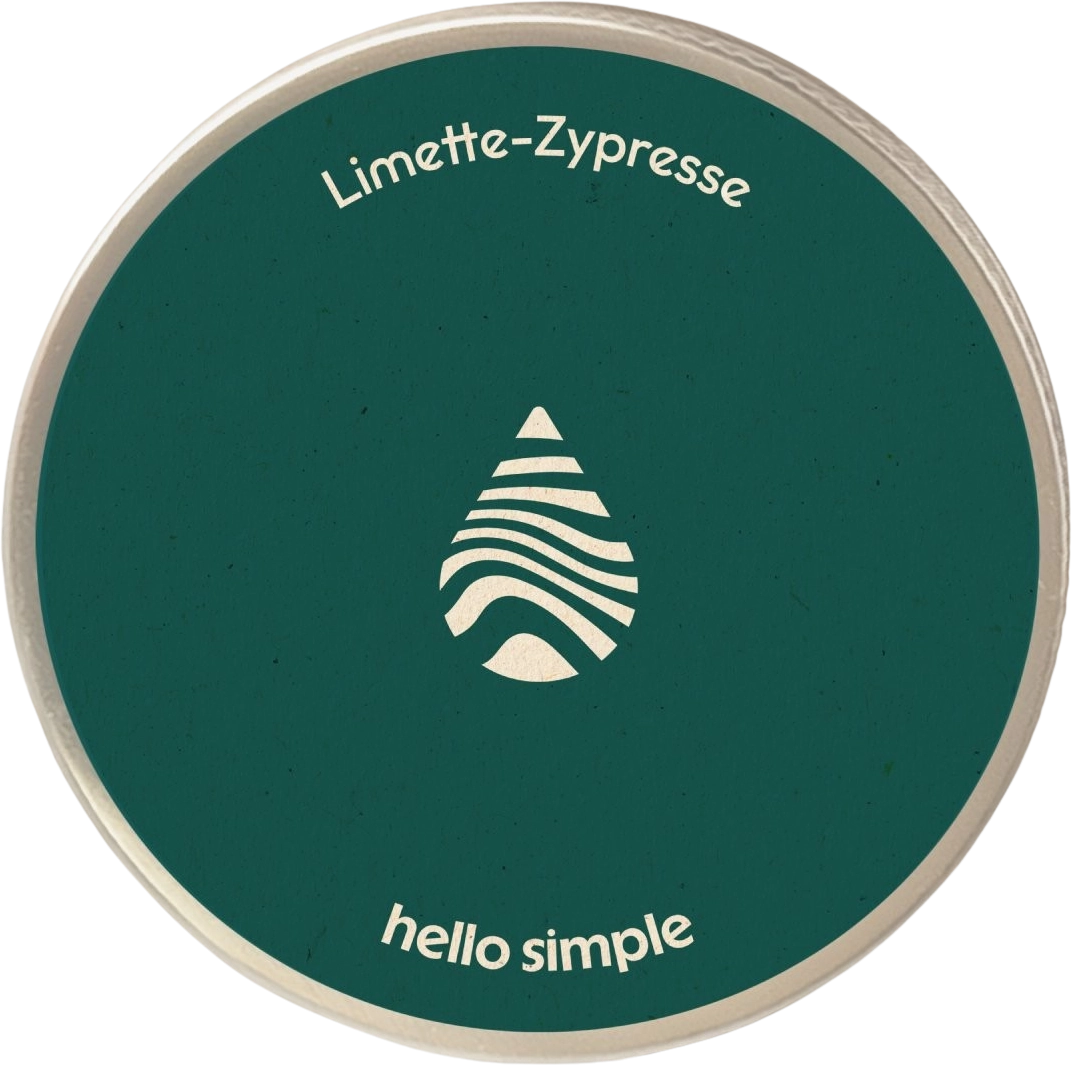 hello simple Deocreme Limette Zypresse - 50 g