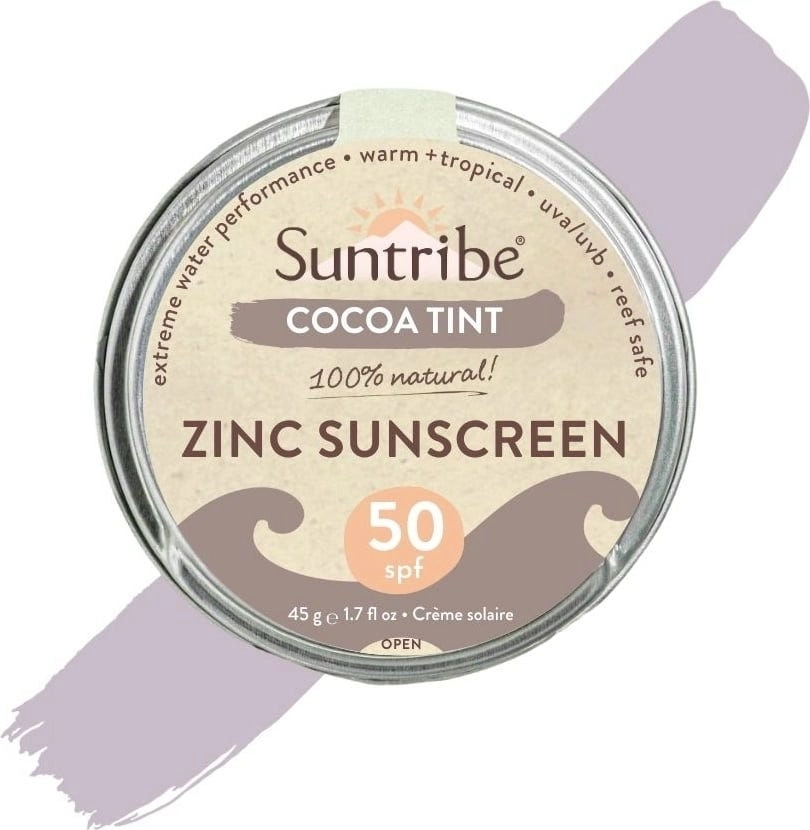 Suntribe Zinc Sunscreen Gesicht & Sport SPF 50 - cocoa tint