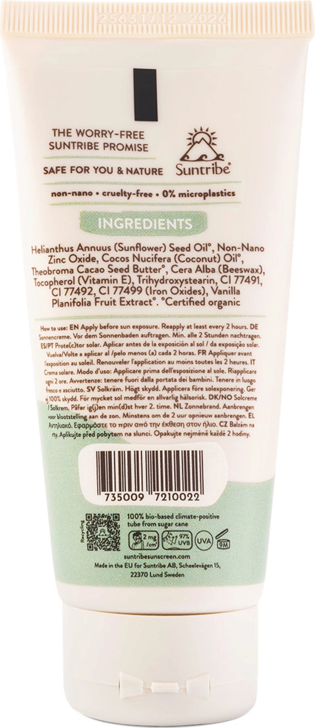 Suntribe Mineral Sunscreen SPF 30 - 100 ml