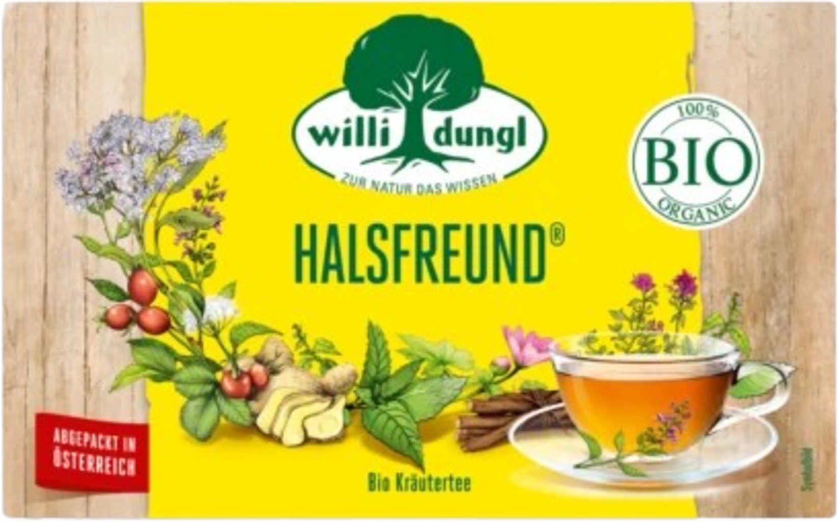 Willi Dungl BIO-Tee Halsfreund - 40 g