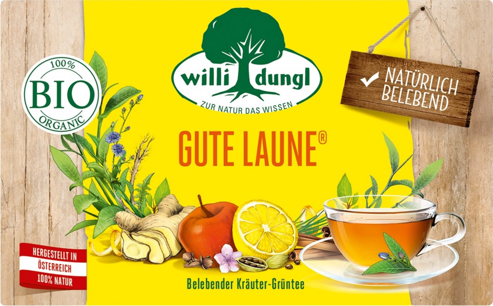 Willi Dungl BIO-Tee Gute Laune - 40 g