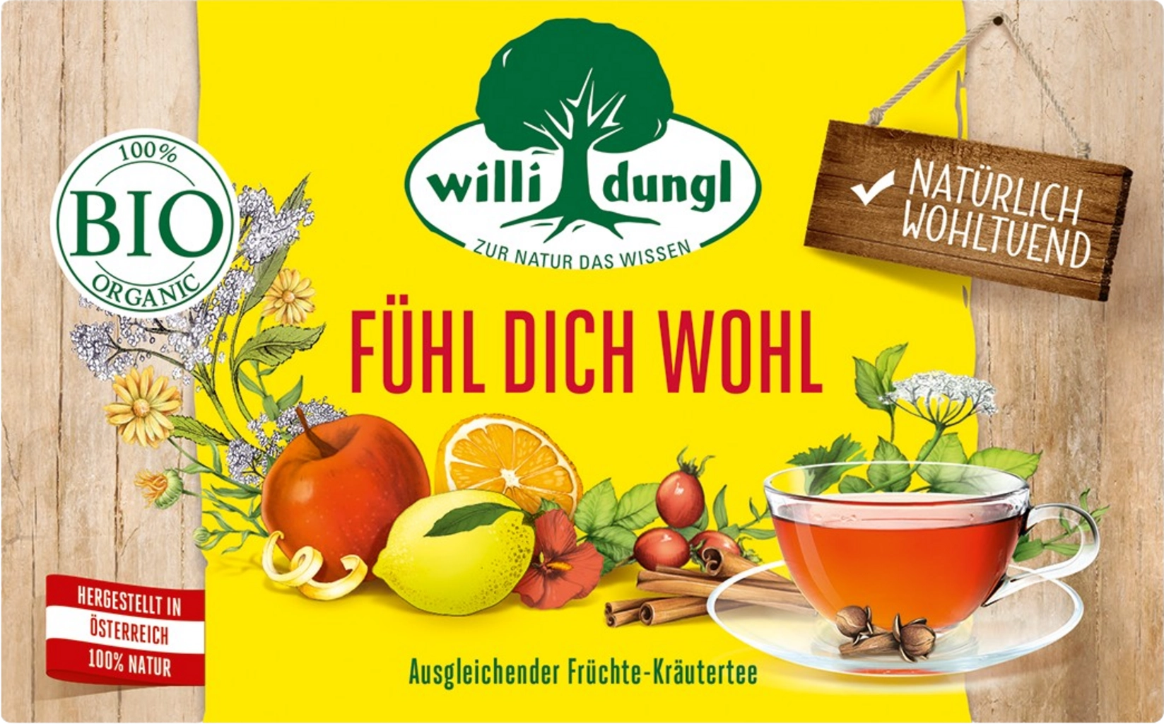 Willi Dungl BIO-Tee Fühl dich wohl - 55 g