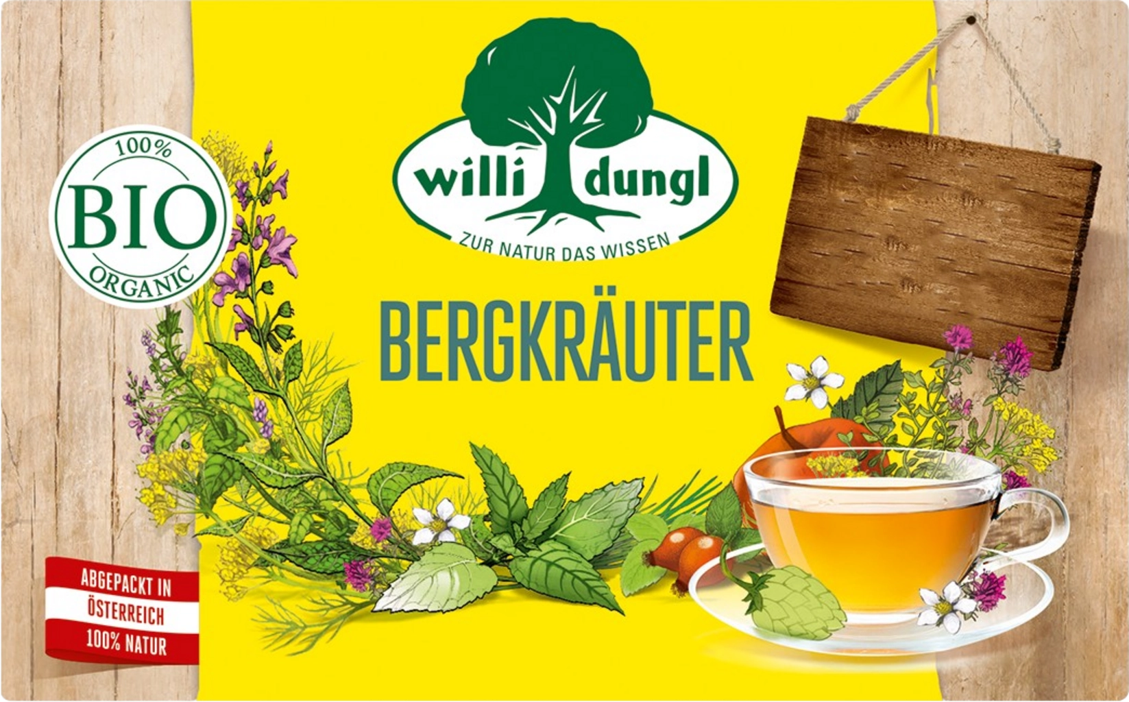 Willi Dungl BIO-Tee Bergkräuter - 36 g