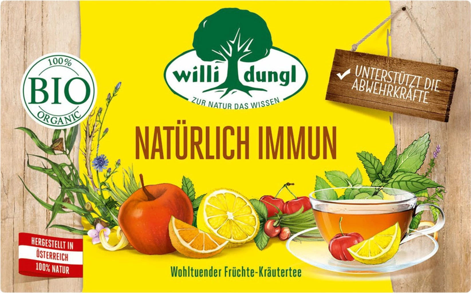 Willi Dungl BIO-Tee Natürlich Immun - 40 g