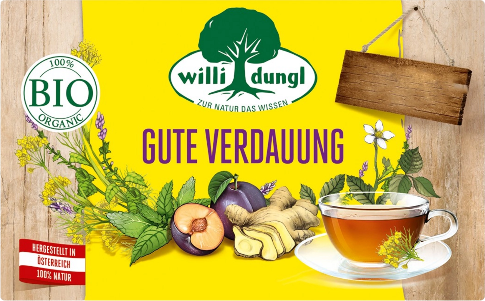 Willi Dungl BIO-Tee Gute Verdauung - 40 g