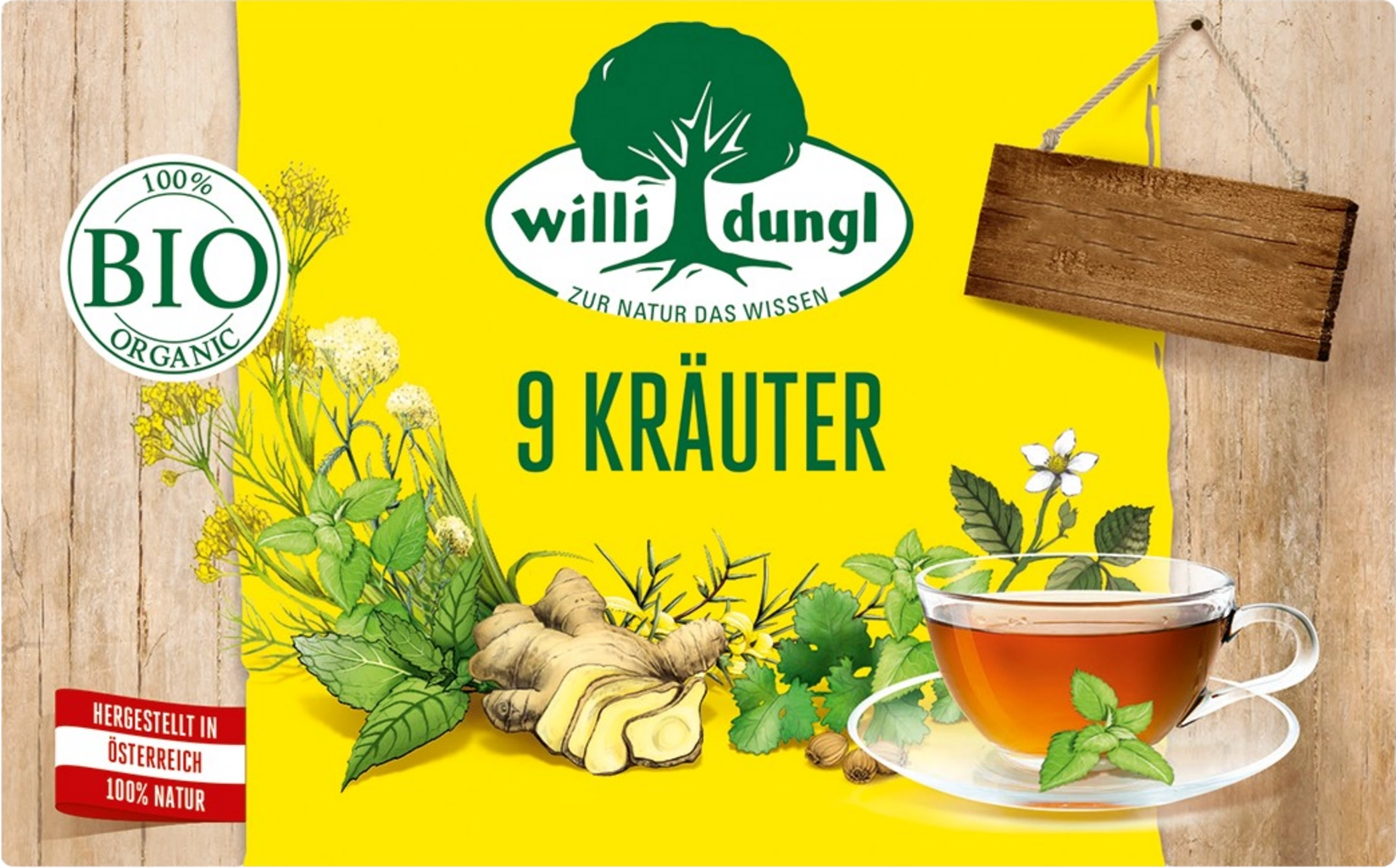 Willi Dungl BIO-Tee 9 Kräuter - 40 g