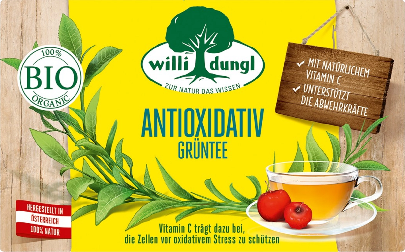 Willi Dungl BIO-Grüntee Antioxidativ - 35 g