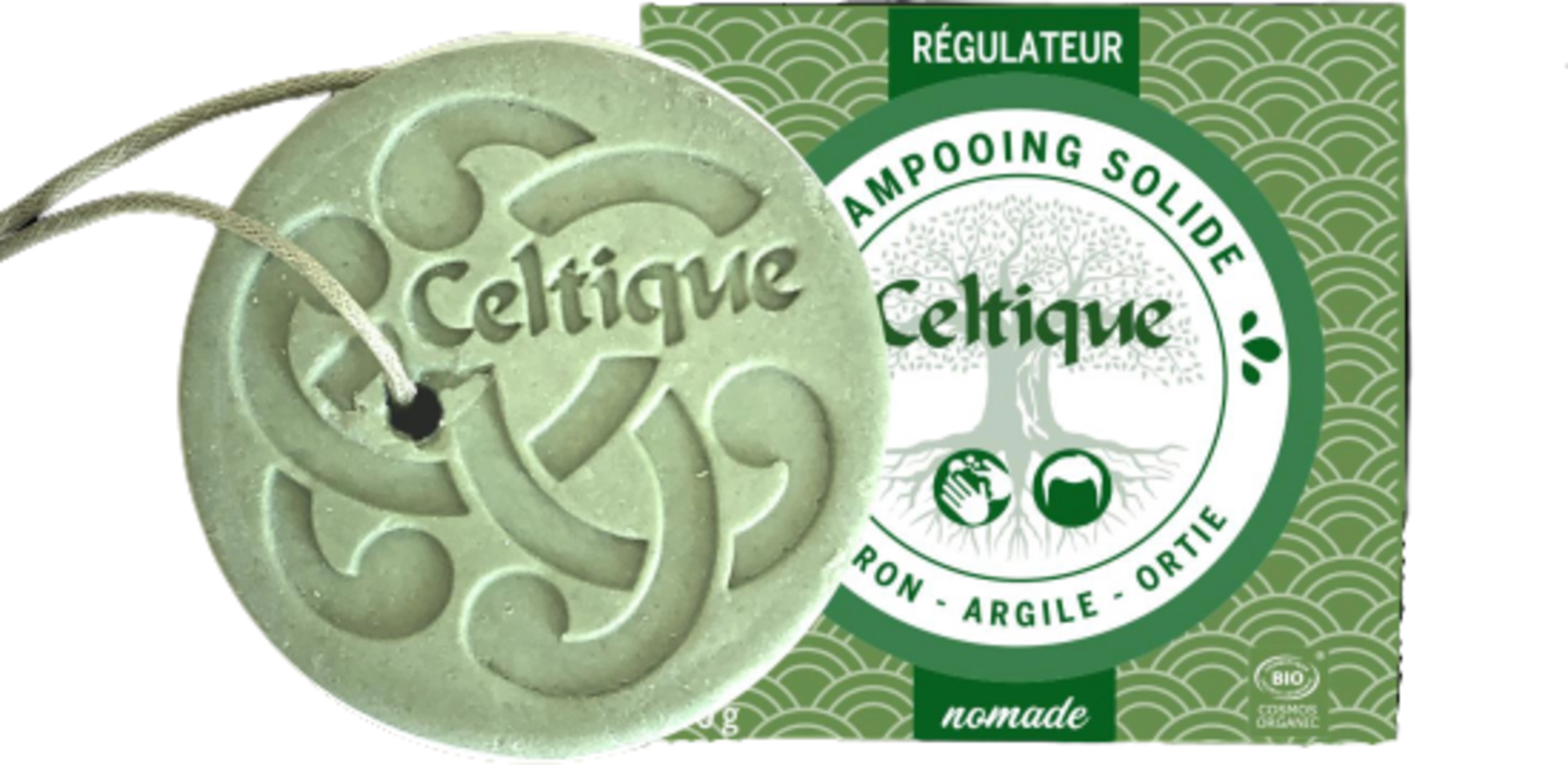 Celtique Festes Shampoo Zitrone, Brennnessel & Tonerde - 70 g