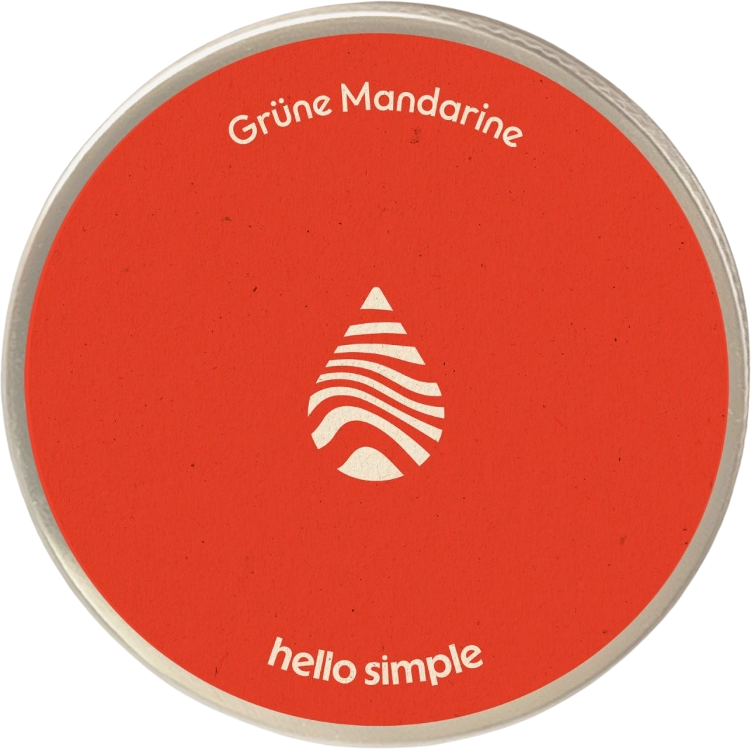 hello simple Deocreme Grüne Mandarine - 50 g