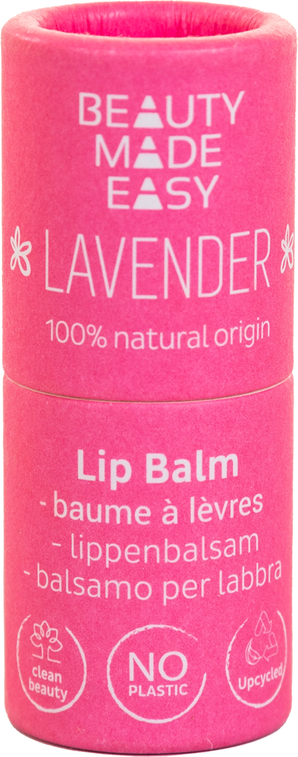 BEAUTY MADE EASY Paper Tube Lip Balm - Lavender