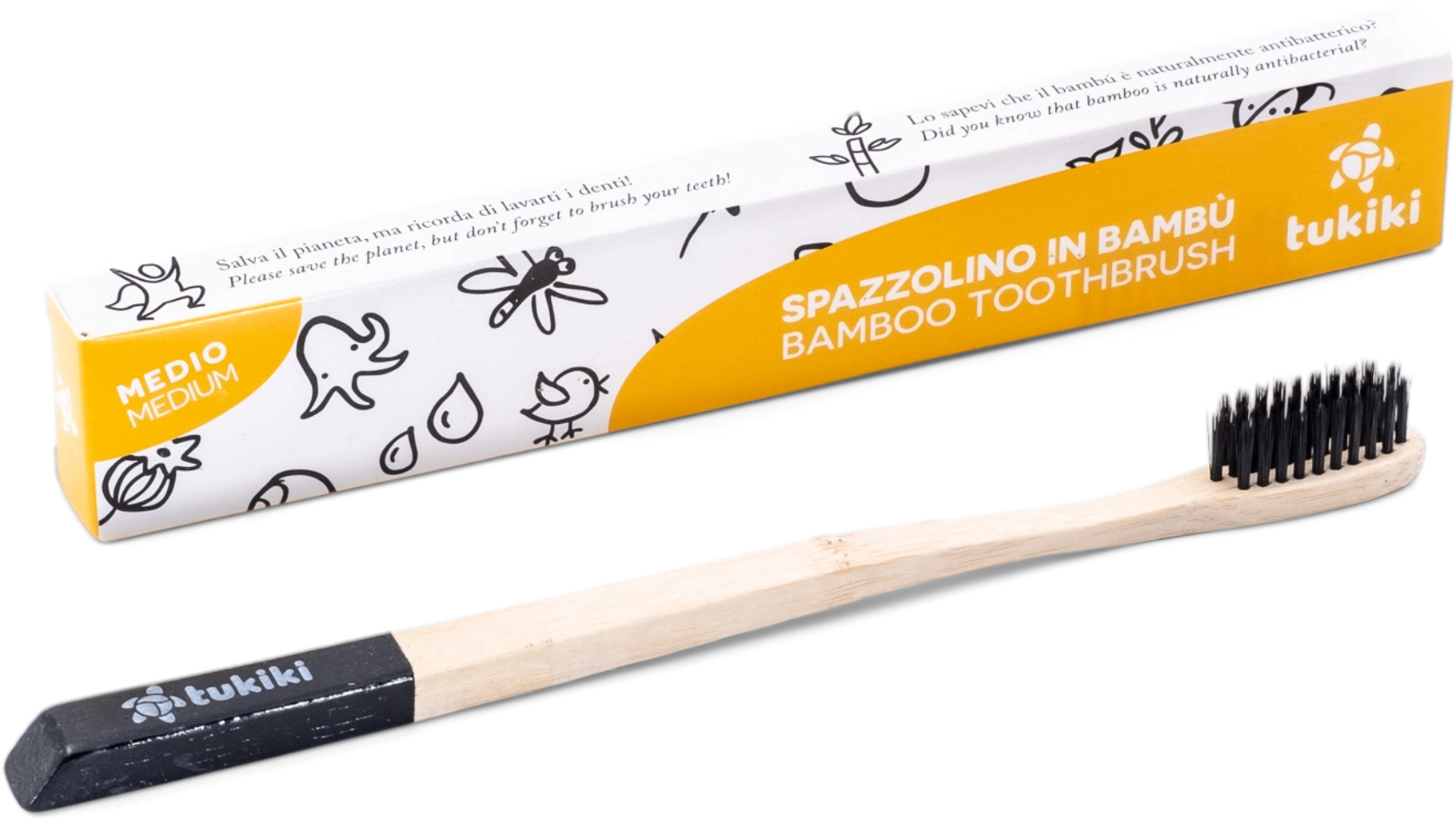 Tukiki Bamboo Toothbrush - 1 Stk