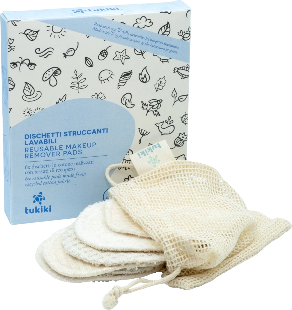 Tukiki Make-up Remover Pads - 6 Stück