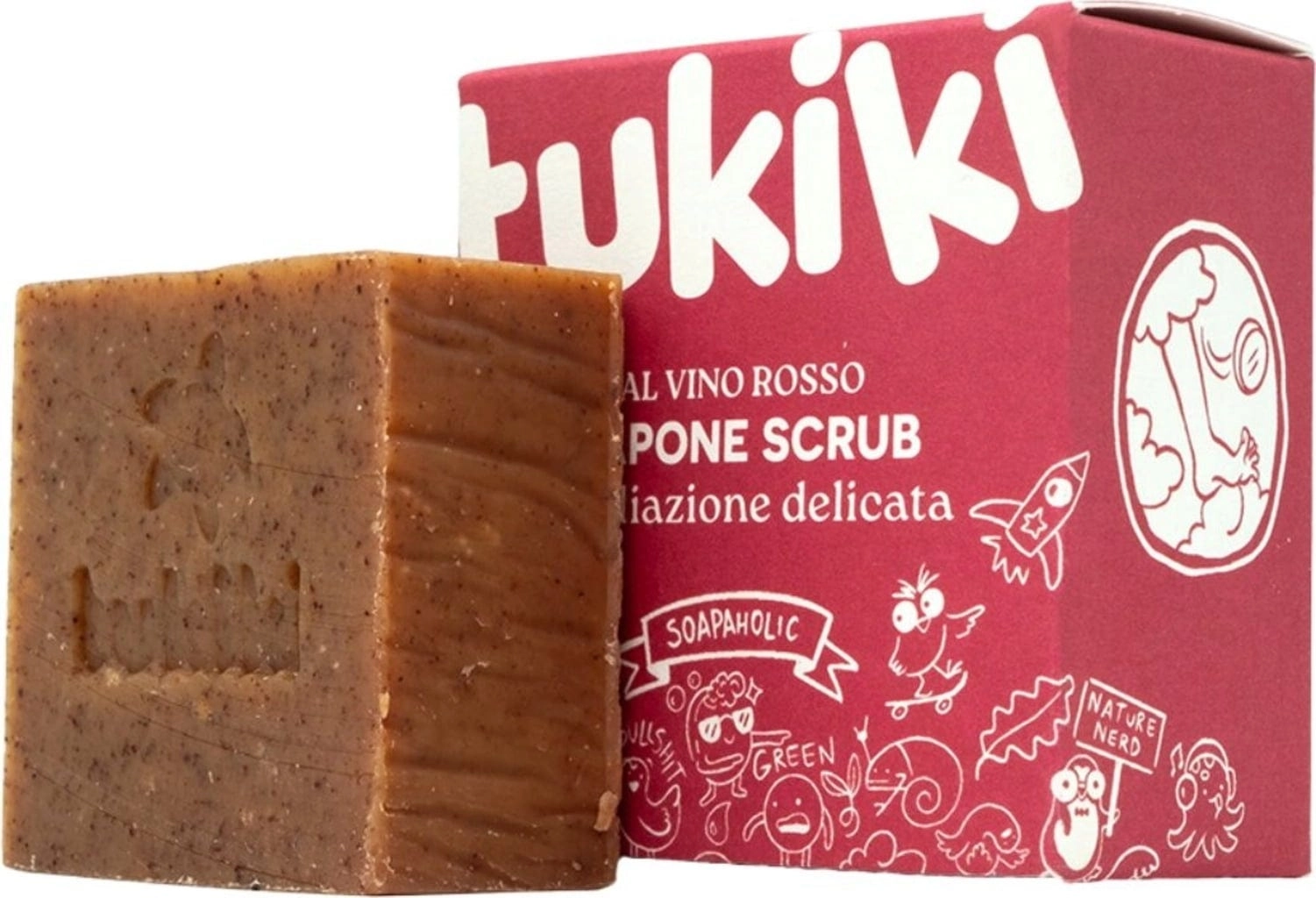 Tukiki Soap Bar Red Wine - 60 g