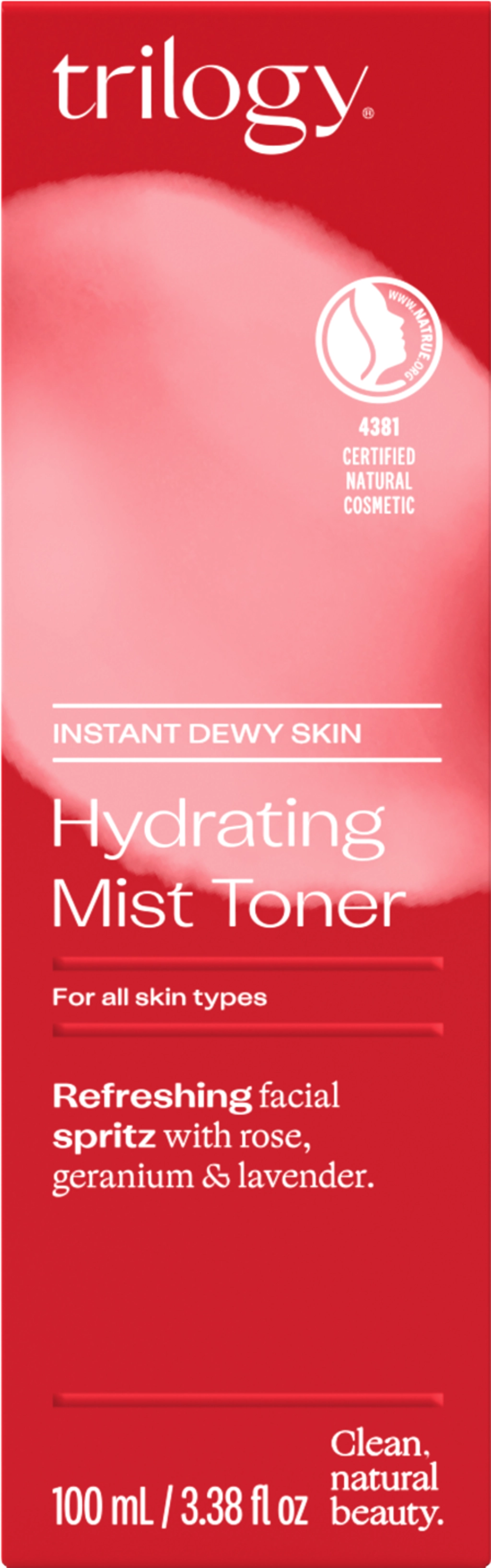 trilogy Hydrating Mist Toner - 100 ml