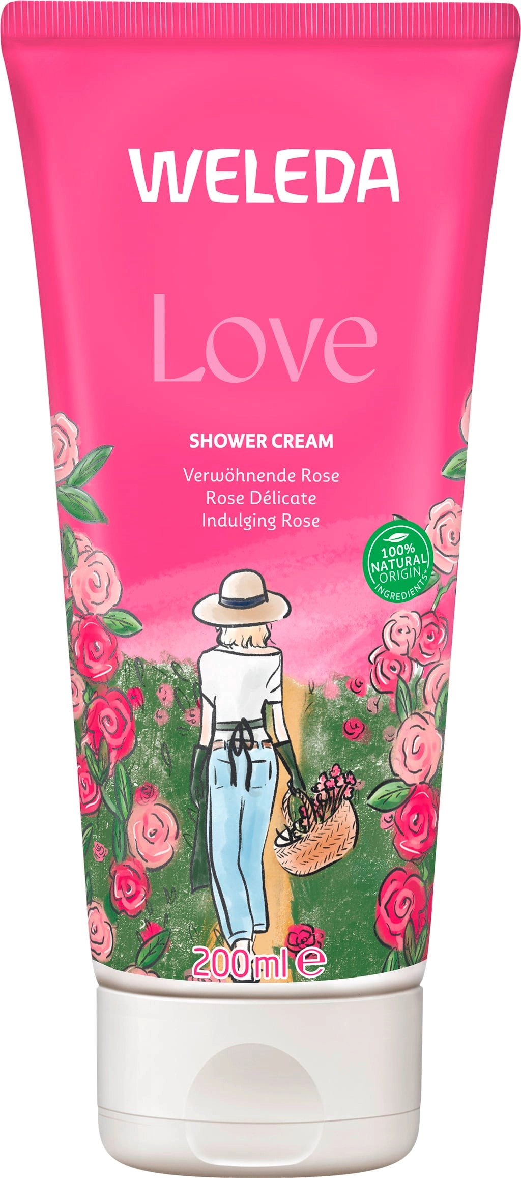 Weleda Love Shower Cream Rose - 200 ml