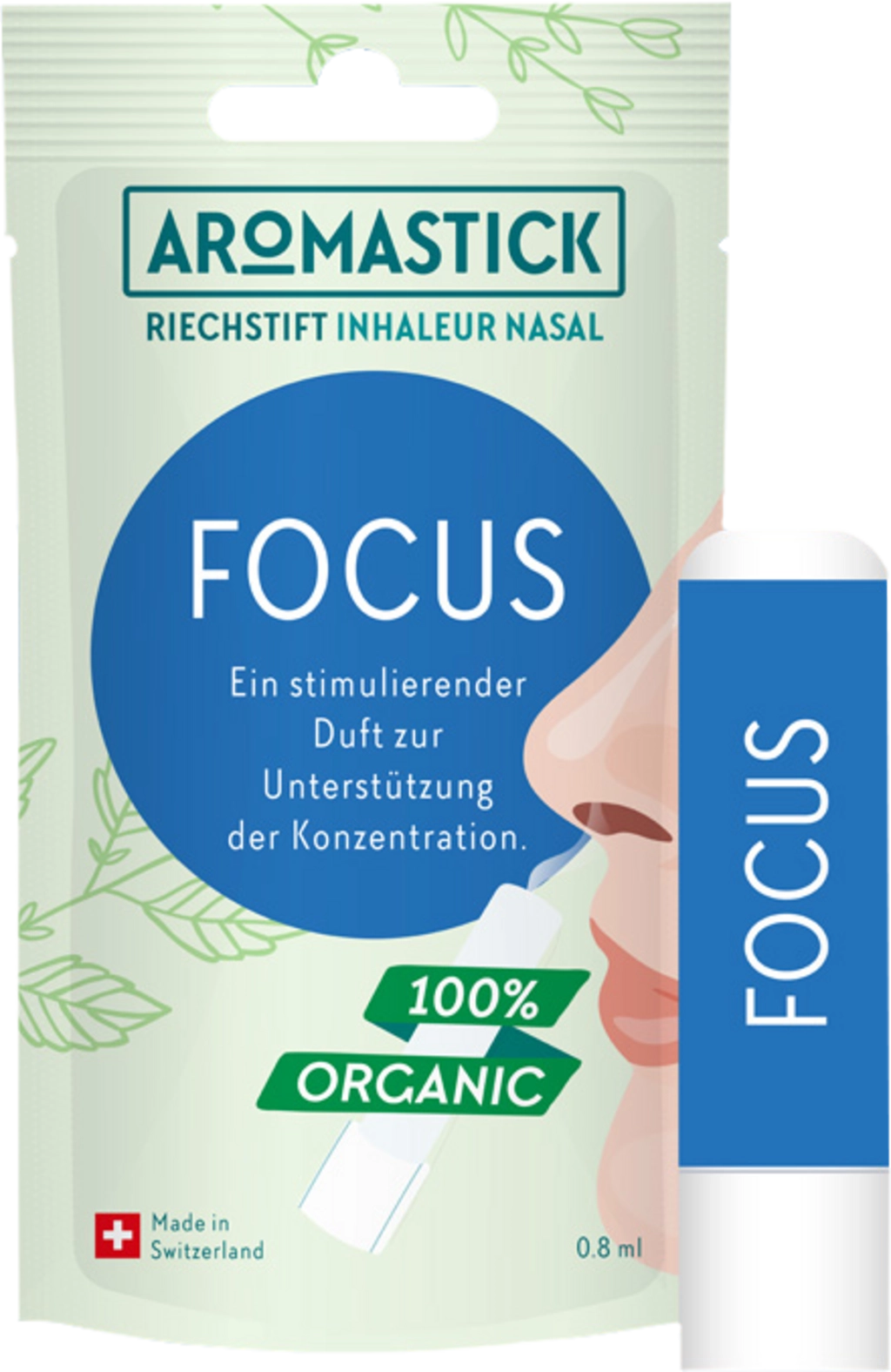 AROMASTICK Bio Riechstift FOCUS - 1 Stk