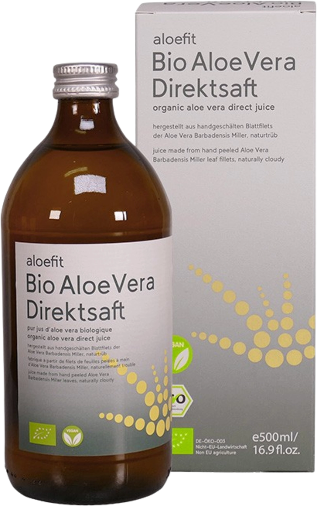 RAINBOW Naturprodukte Bio Aloe Vera Direktsaft - 500 ml