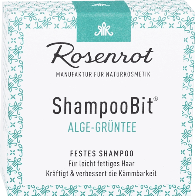 Rosenrot ShampooBit® Shampoo Alge-Grüntee - 55 g