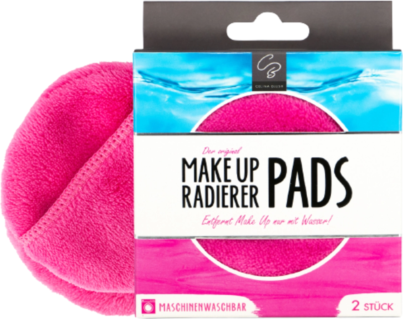 MAKEUP RADIERER Eco-Edition Pads 2er Pack - Pink