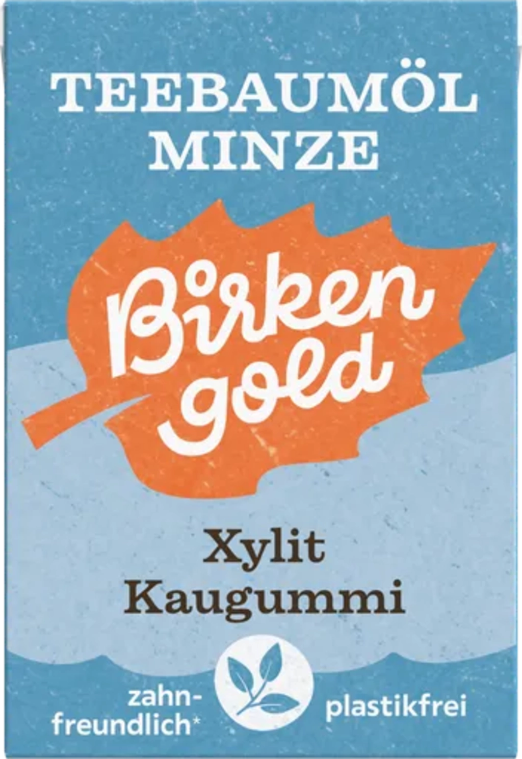 Birkengold Natur Kaugummi - Teebaumöl-Minze