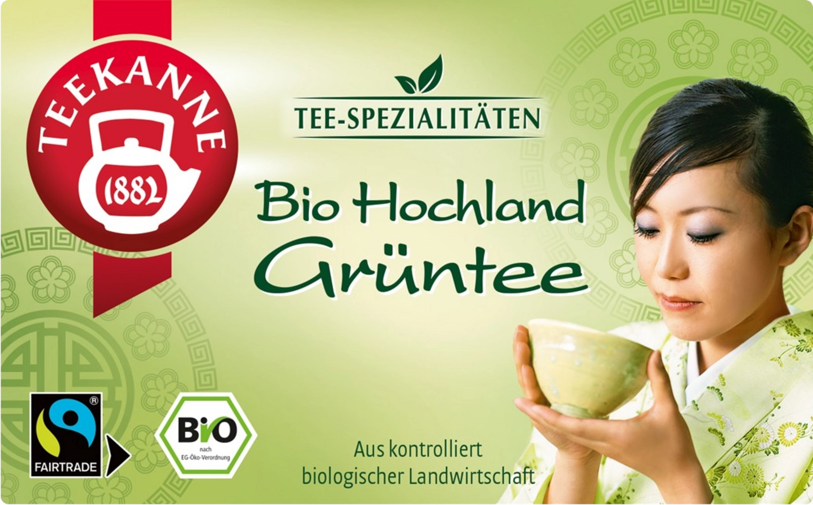 TEEKANNE Tee-Spezialitäten Bio Hochland Grüntee - 35 g