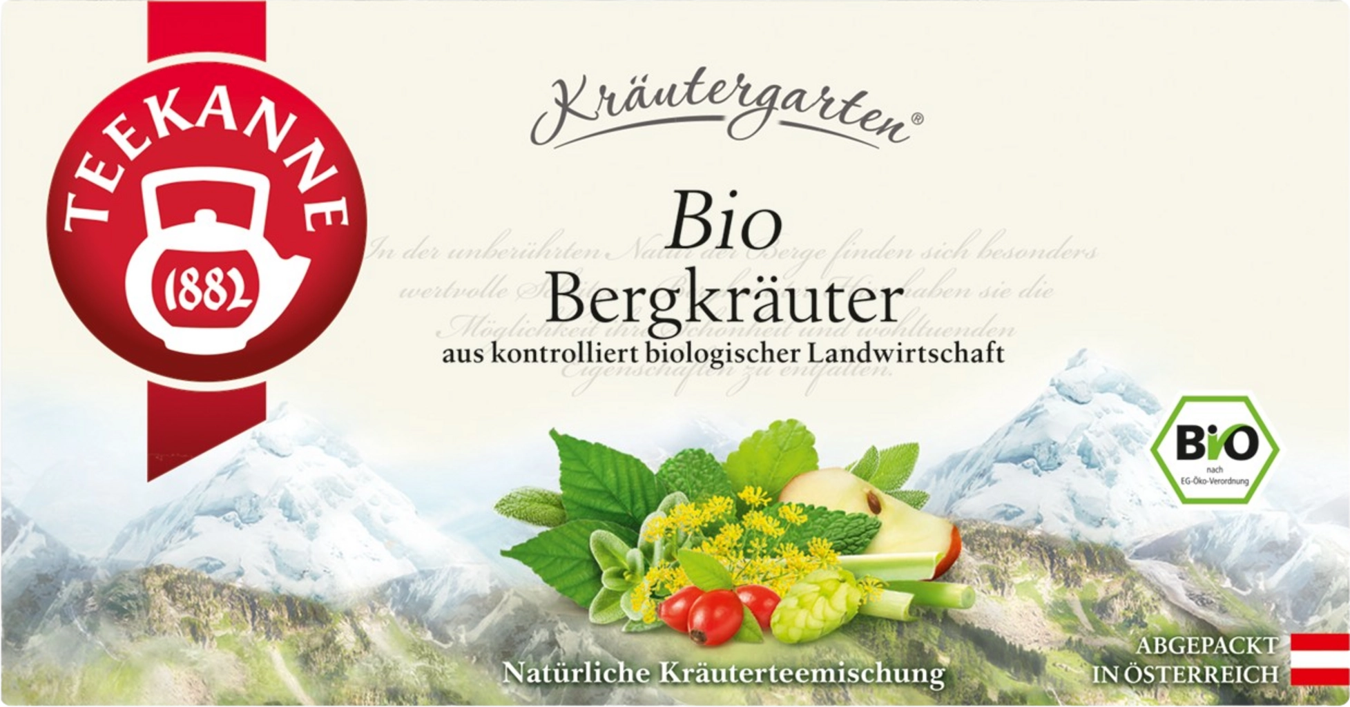 TEEKANNE Kräutergarten Bio-Tee - Bergkräuter