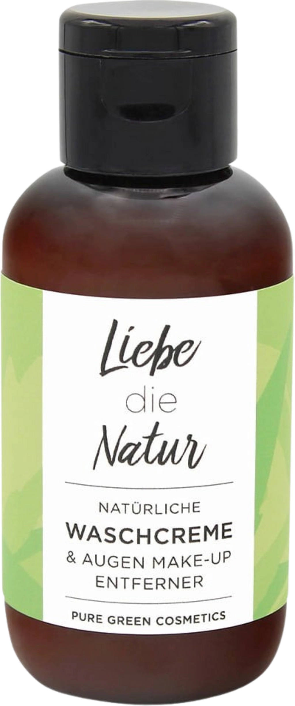 Liebe die Natur Waschcreme & Augen Make-Up Entferner - 100 ml