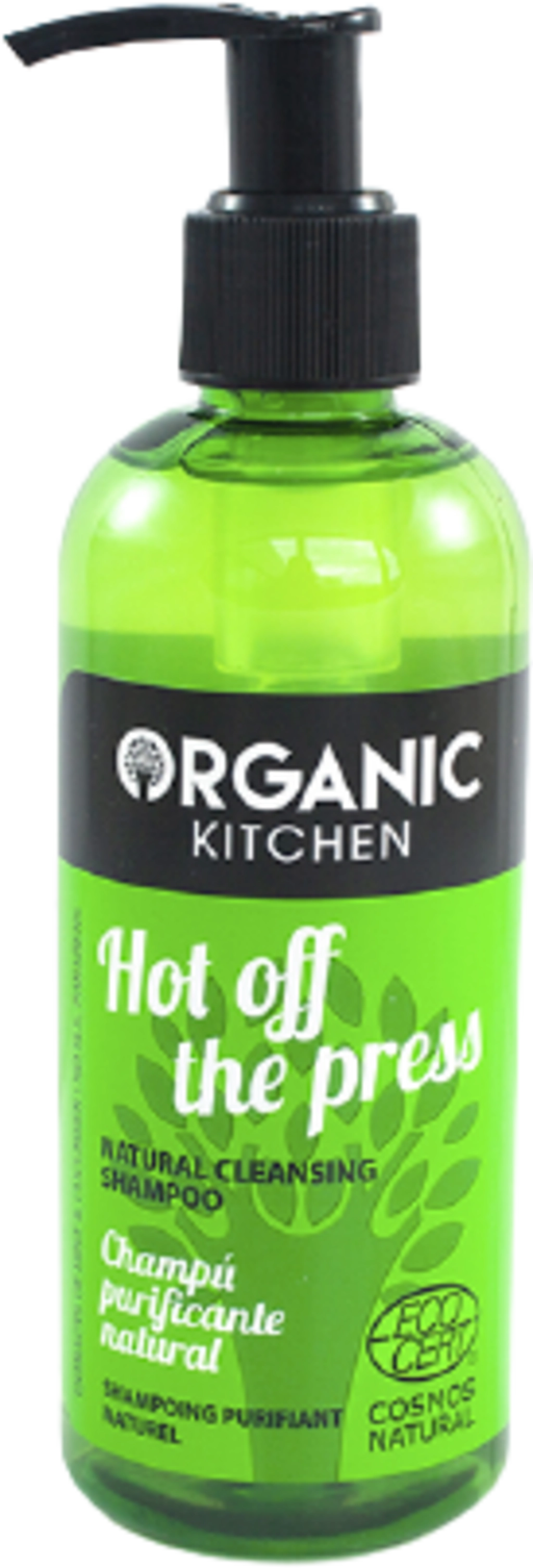 Organic Kitchen Natural Cleansing Shampoo "Hot off the Press" - 270 ml