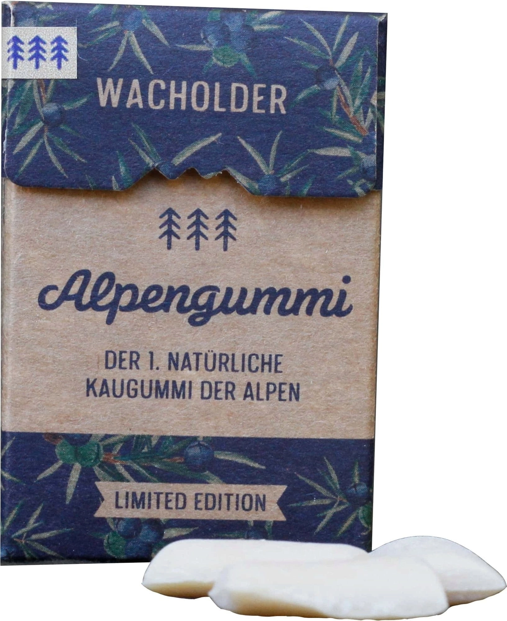 Alpengummi Kaugummi Wacholder - 12 g