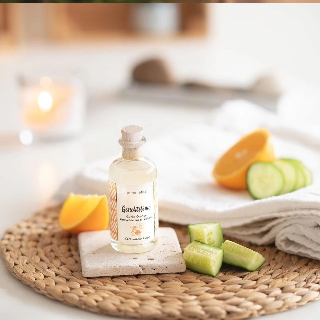 puremetics Gesichtstonic Gurke Orange - 100 ml
